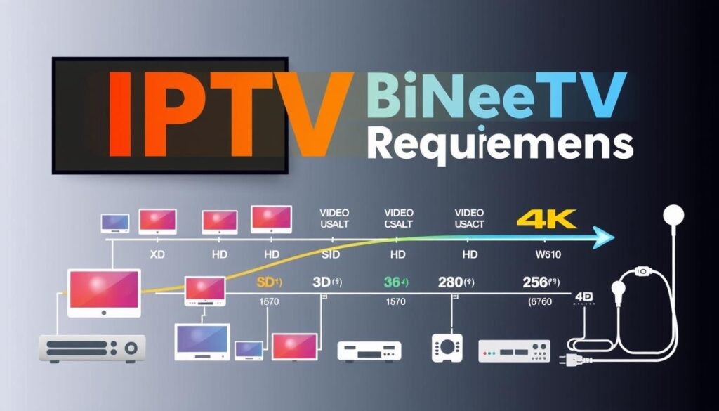 IPTV internet bandwidth requirements