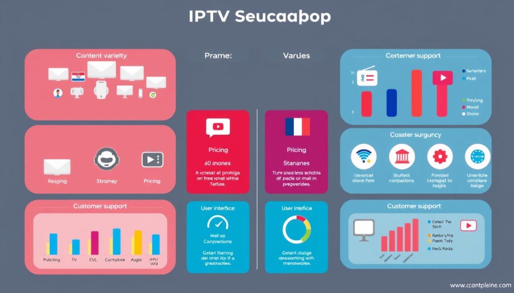 comparatif services IPTV France